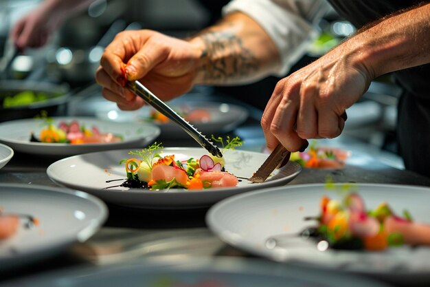Premium Photo | Write a guide on plating techniques for chefs insp