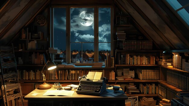 A Writers Retreat in the Attic