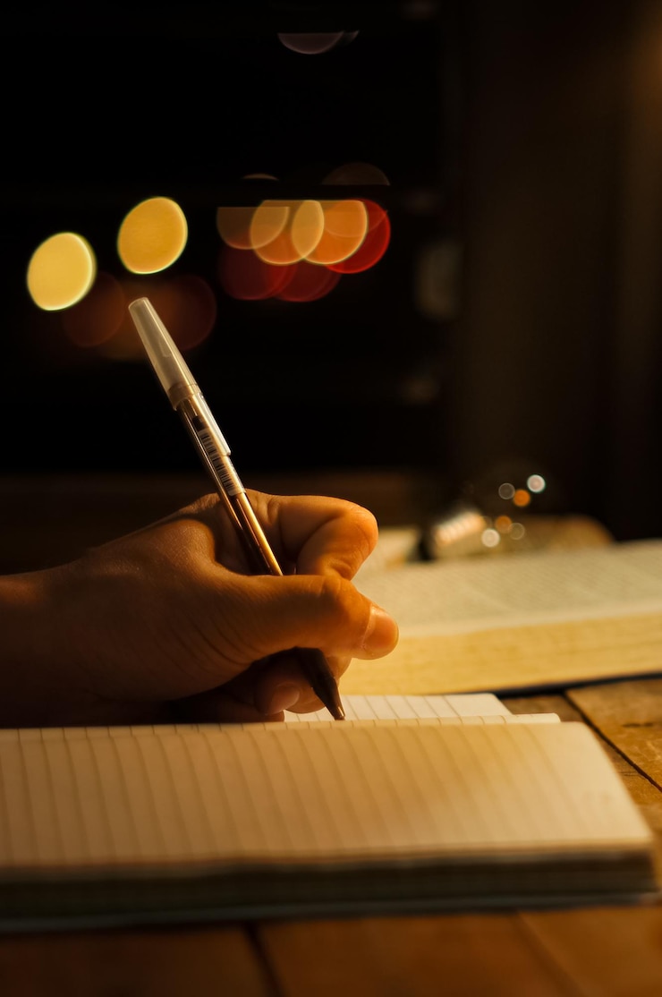 Photo writing my own story