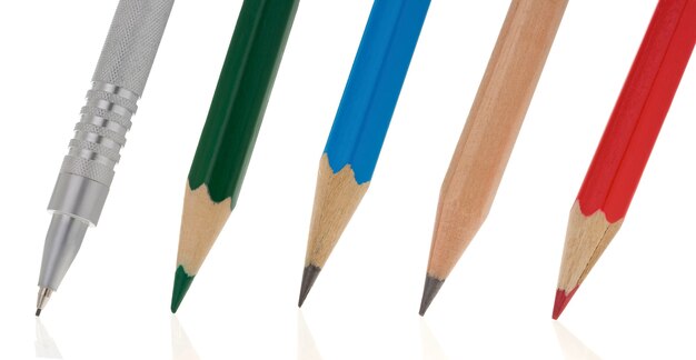 Writing pencil isolated 