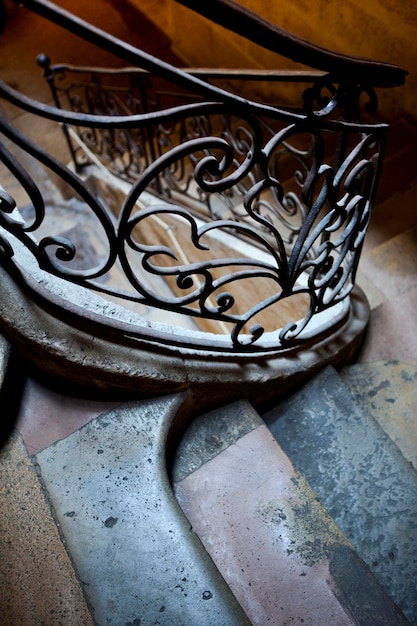 Wrought iron handrail