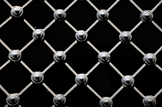 Photo wrought iron lattice