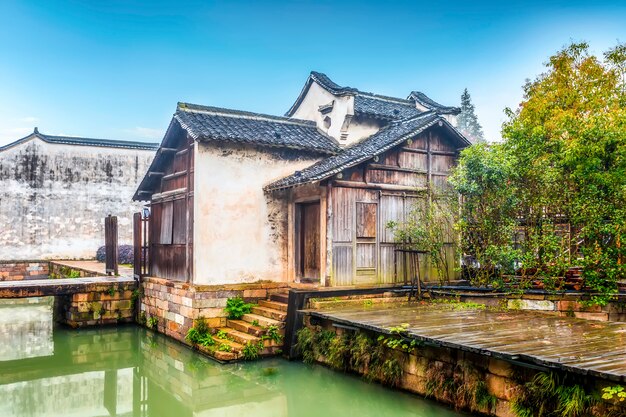 Wu zhen water town in china