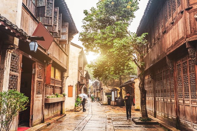 Wu zhen water town in china