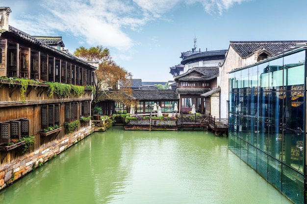 Wu zhen waterstad in China