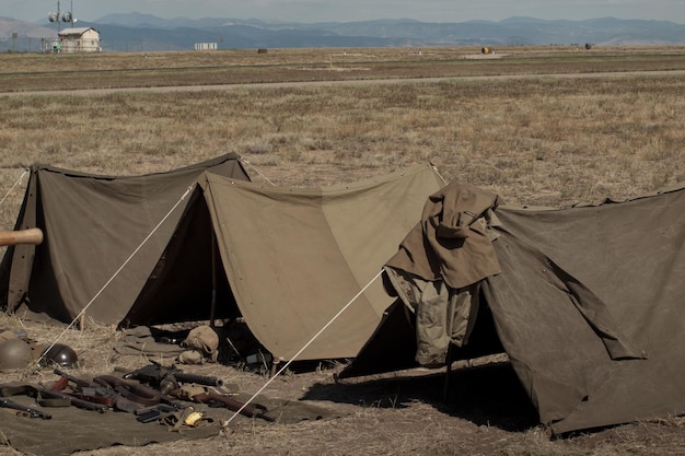 WWII reenactment  at the Rocky Mountain Airshow in Broomfield, Colorado.