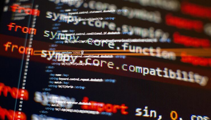 Photo www programming web programming functions on laptop on laptop it business python code computer screen mobile application design concept