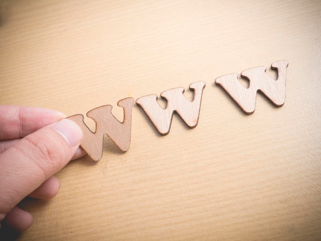 www world wide web wooden words letter internet business typography quotes concept 21336 3915