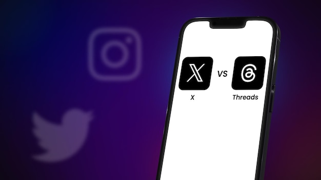 X app vs Threads app fight