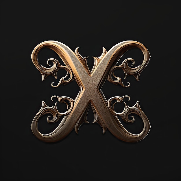 Foto x logo elegante foto gratuita sfondo hd