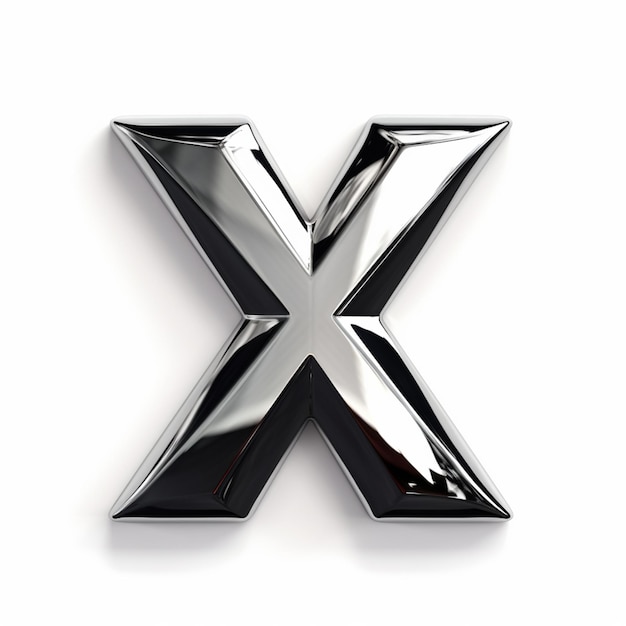 The X logo Steel design