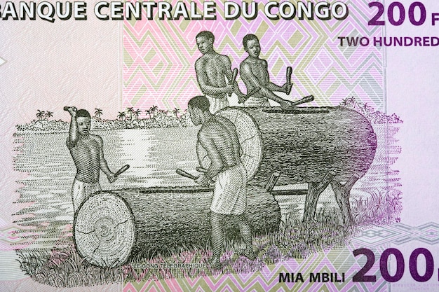 X9Drummers uit Congolese frank