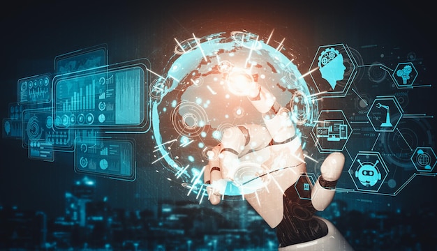 xai future artificial intelligence and machine learning for ai droid robot or cyborg