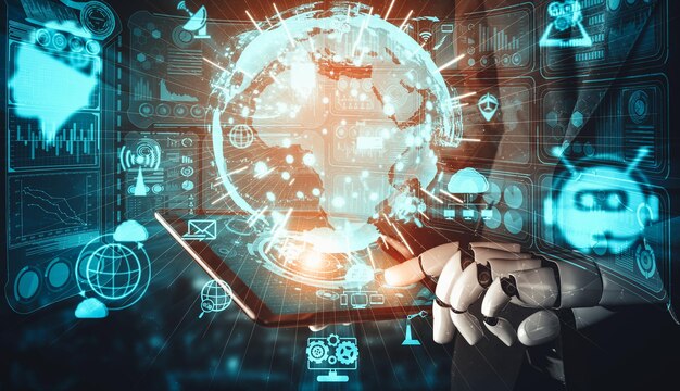 xai future artificial intelligence and machine learning for ai droid robot or cyborg
