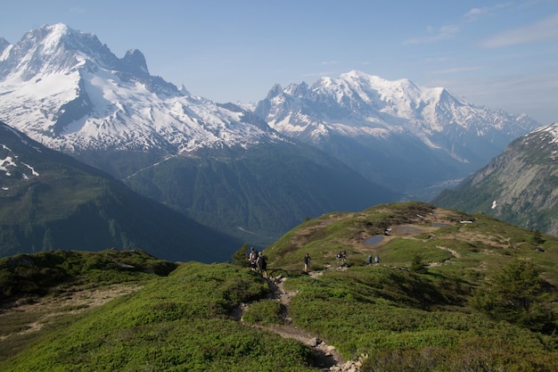 XALandschap van de Franse Alpen
