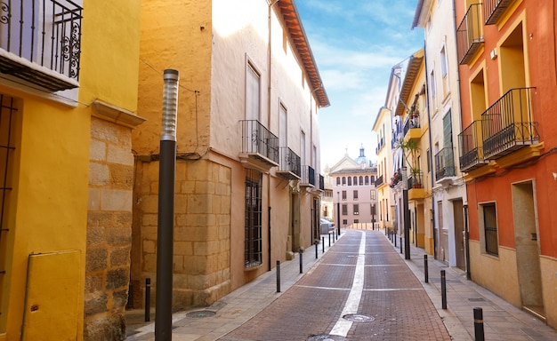 Xativa oude stadsstraat in Jativa van Valencia