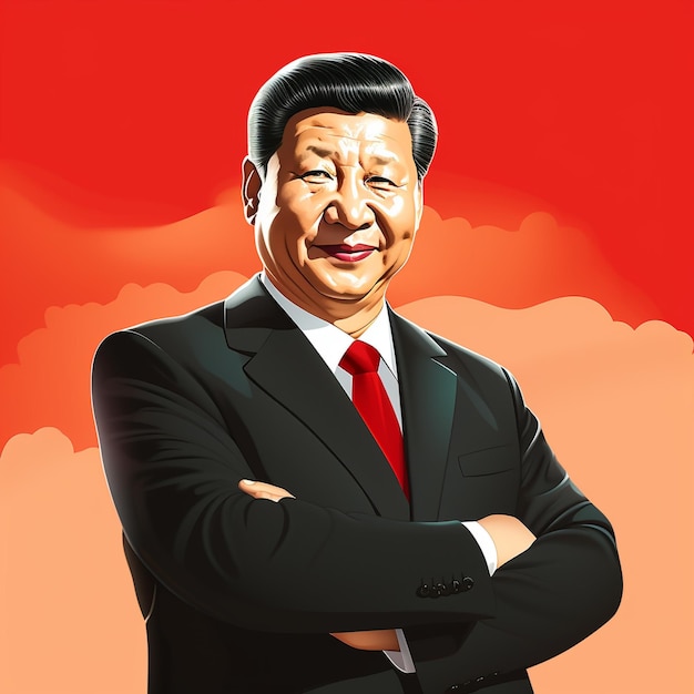 Photo xi jinping ai images xi jinping 3d cartoon images xi jinping images