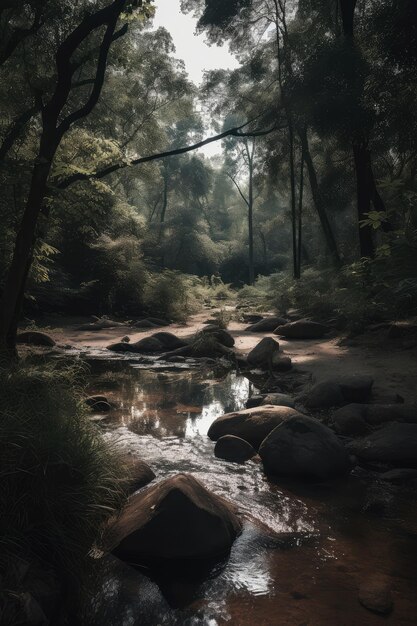 Xiao'xi in the dense forest