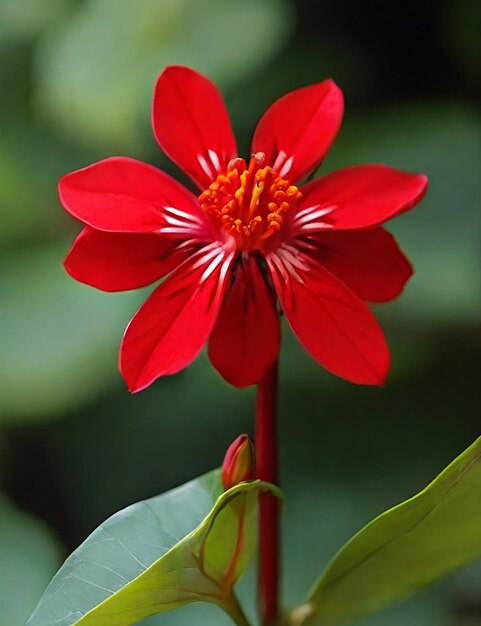 XL Red Anthurium Flower 3