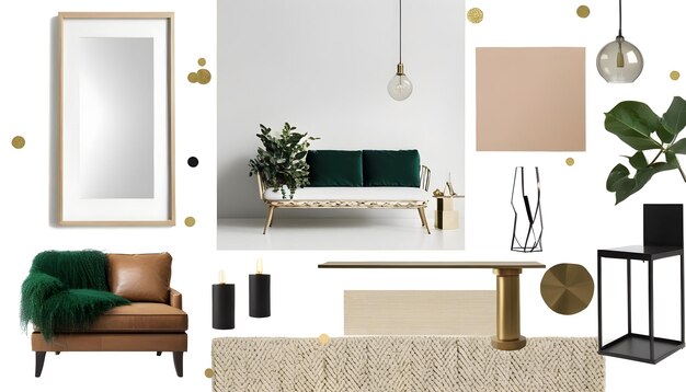 Xmas mood board interieur inspiratie