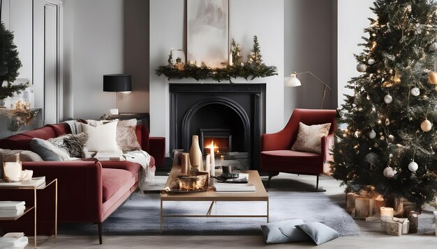 Xmas mood board interior inspiration