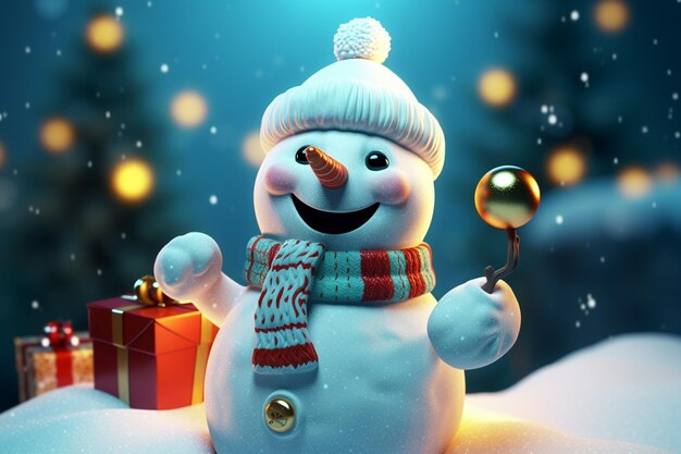 xmas snowman