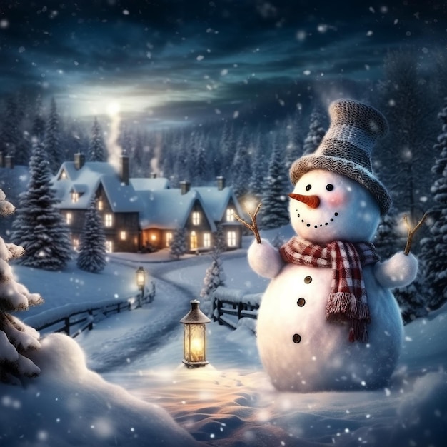 xmas snowman