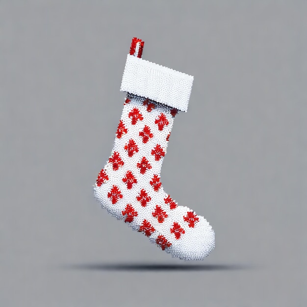 Фото Рождественские носки pixel art design носки творческая одежда