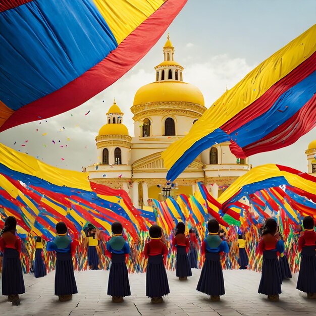 Photo xperience the vibrant culture of colombia at our lively festival celebration join us for a colorful