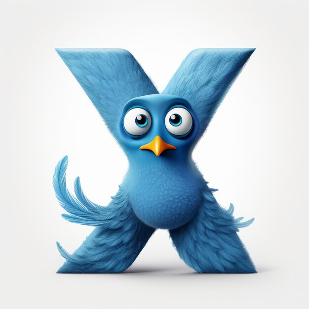 Photo xpressive tweets craft a playful bluebird