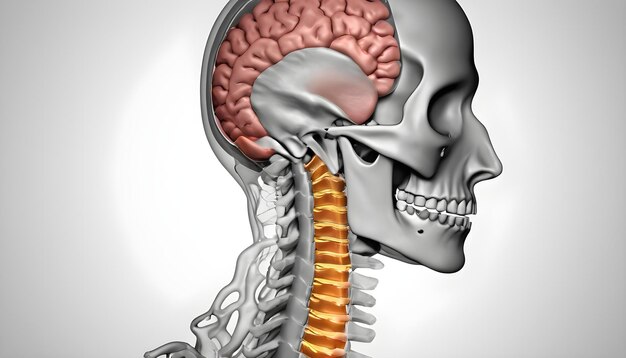 Foto radiografia della colonna vertebrale