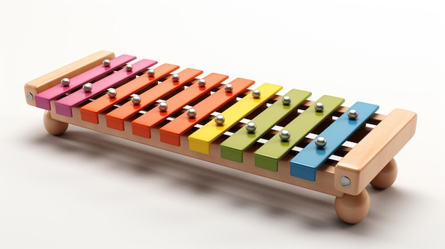 Photo xylophone isolated on white background