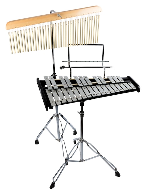 Xylophone Stand and Chimes Stand - Isolated