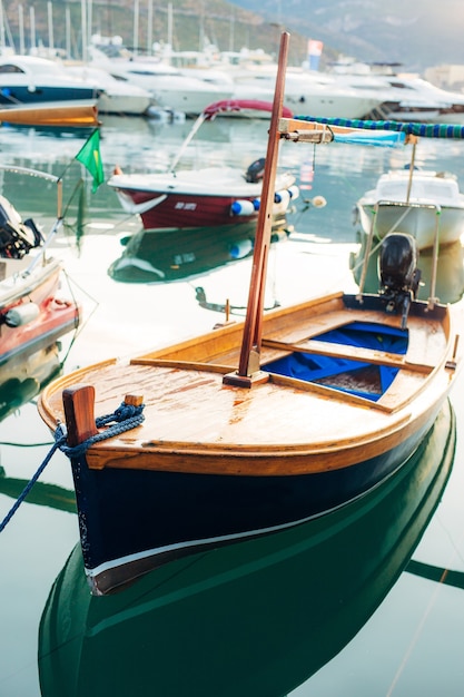 Yachts and boats in the adriatic sea