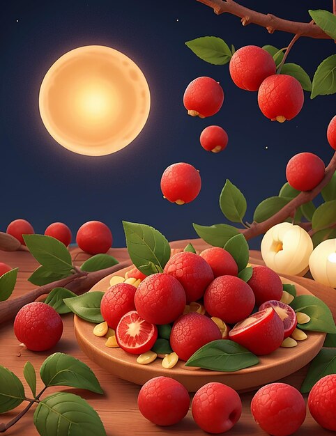 Yalda night ai image for design