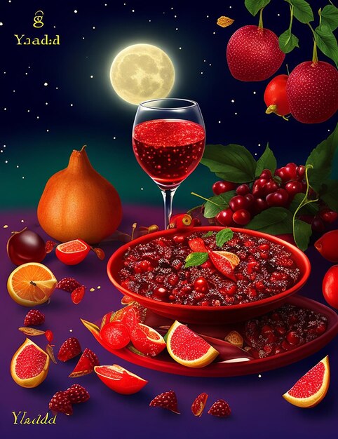 Yalda Night Ai image for design