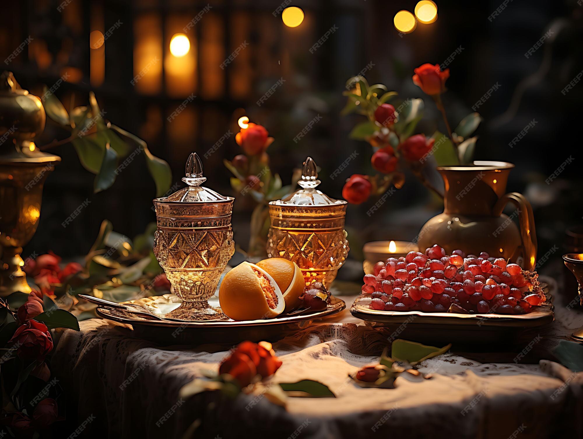 Premium AI Image | Yalda Night Festival Concept of Photoshoot of an 
