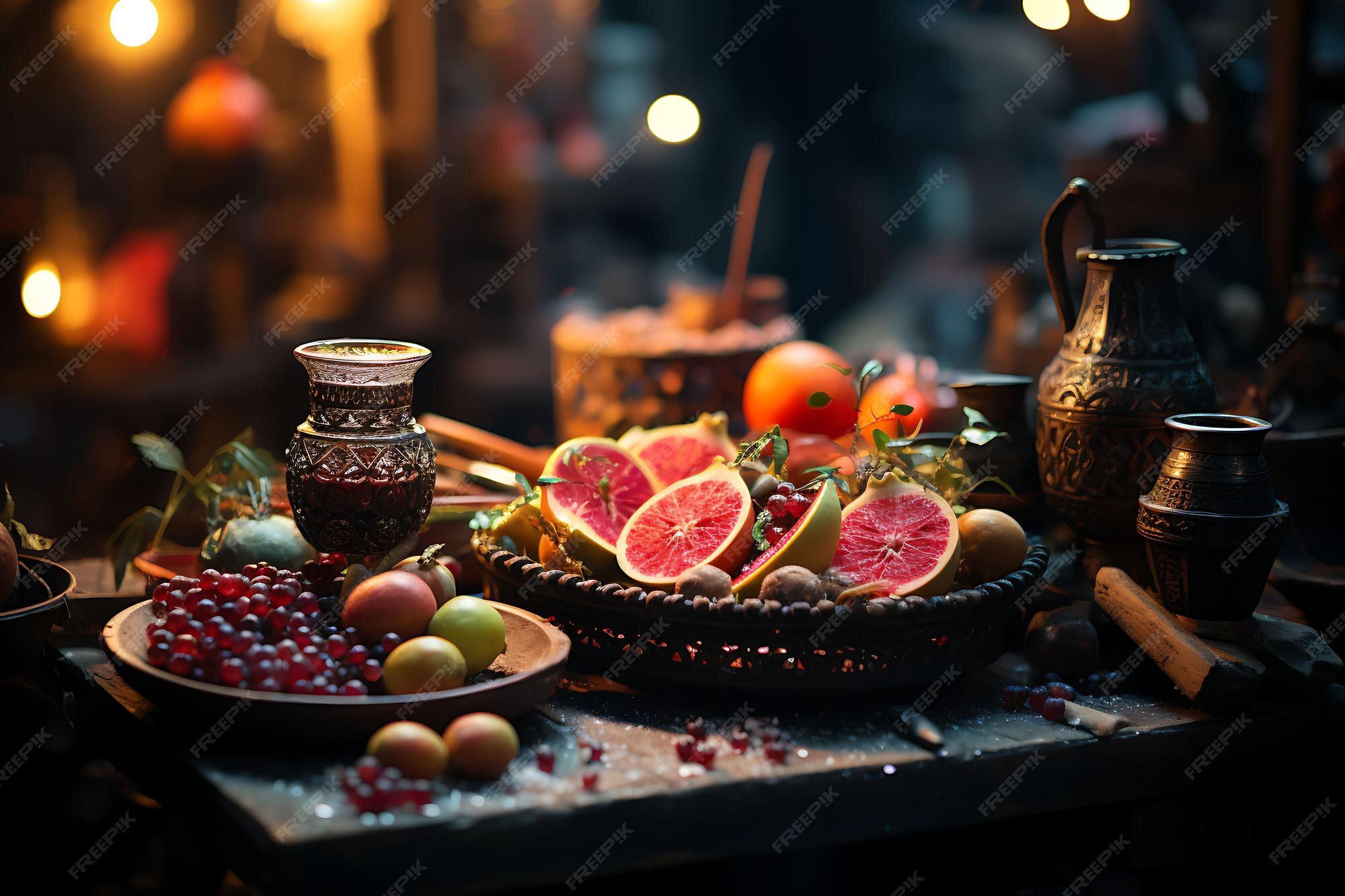 Premium AI Image | Yalda Night Festival Concept of Photoshoot of an 