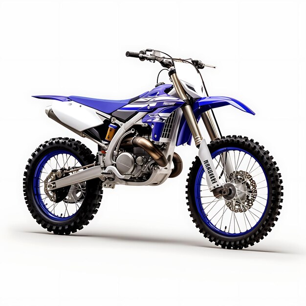 Photo yamaha ttr230 an easygoing entry level trail bike conquerin motorbike on white background clean