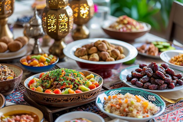 Yammy heerlijk eten gegenereerd door AI