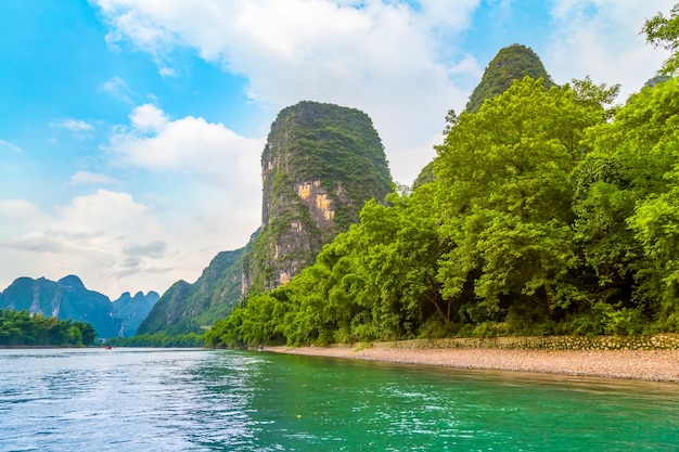 Yangshuo Xingping Lijiang River 자연 경관 풍경