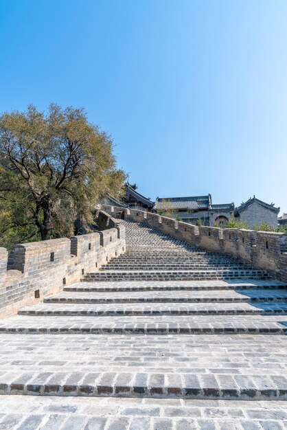 Foto yanmen passa la grande muraglia shanxi cina