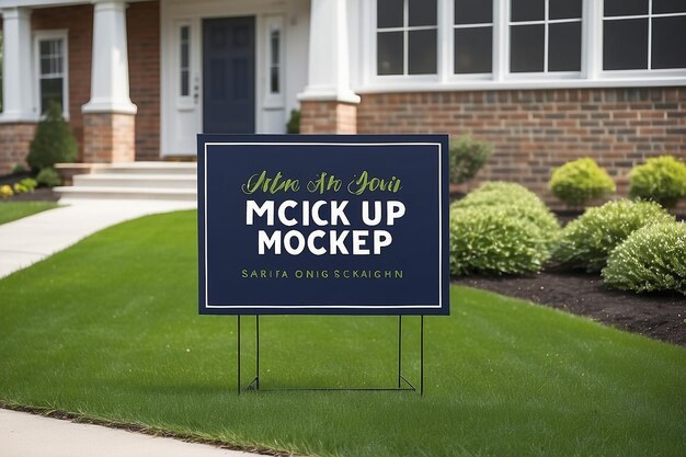 Photo yard sign mockups