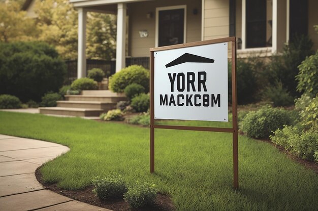 Photo yard sign mockups