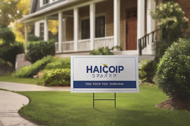 Photo yard sign mockups