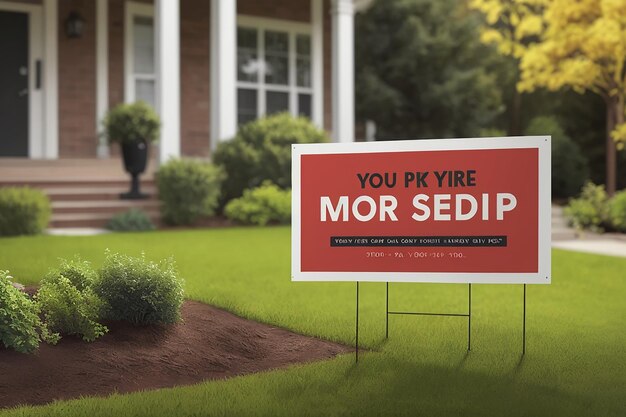 Yard sign mockups