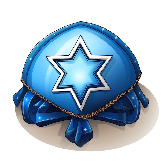 Foto l'icona di yarmulke per hanukkah