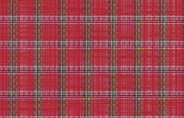 Photo yarn dyed plaid checkered simulated texture seamless pattern background for textiles