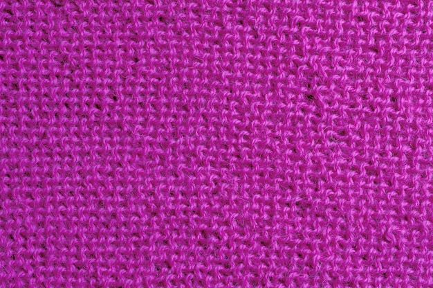 Yarn texture closeup of red.