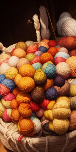 Yarn wool winter material